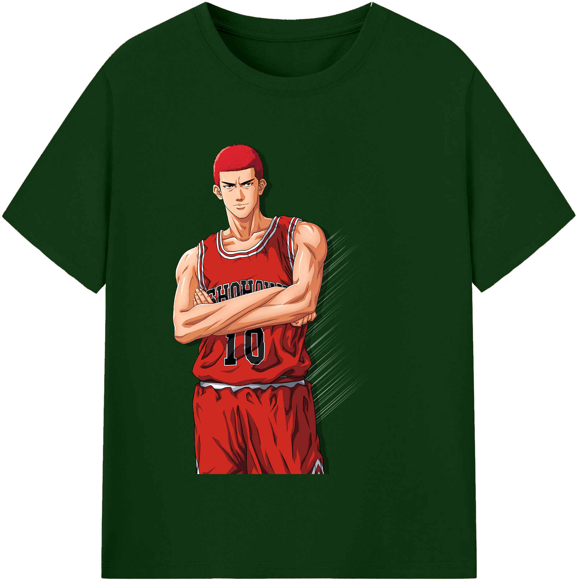 SLAM DUNK／スラムダンク 綿100％半袖Tシャツ（フロントプリント）